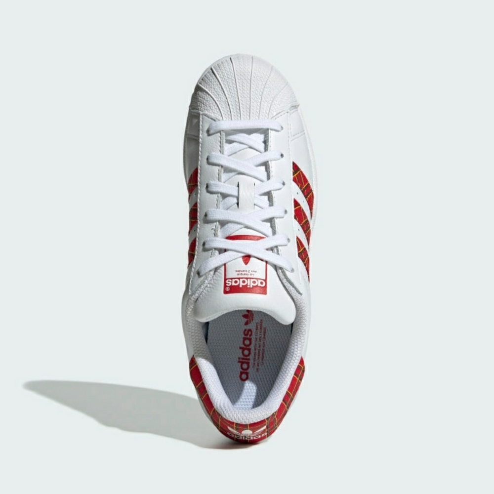 Adidas Superstar Scarlet Red Women's Shoes - Picture 7 of 11